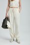 Nılda Knitted Women's Sweatpants Off-White - 2