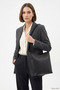 women's black hand and shoulder bag - 3