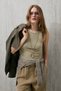 Lında Women's Knitted Undershirt Camel Hair - 5