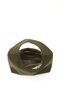 Women's Khaki Suede Hand and Shoulder Bag - 7