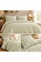 Daisy Patterned Cotton Duvet Cover Set - 2