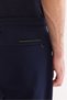 Men's Navy Blue Elastic Waist Lace-Up Quick-Drying Interlock Regular Fit Sweatpants A61Y3409 - 5