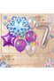 Snowflake Frozen Elsa Winter Concept Snowflake 4 Year Old Balloon Concept Birthday Set Age Balloon Set