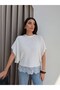 Tricot Blouse with Ruched Hem - 2