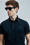 North Smart Men's Polo T-Shirt Dark Navy Blue - 3