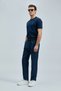 Bran Modern Graphic T-Shirt Navy Blue - 5