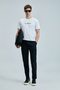 Blaze Modern Graphic T-Shirt White