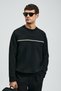 Cosmo Erkek Sweatshirt Siyah - 5