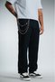 Navy Blue Baggy Fit Men's Jean Pants - 2