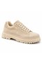 Men's Beige Suede Lace-Up High Sole Comfortable Casual Sports Shoes Bt X49