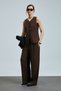 Diana Women's Trousers Brown - 6