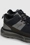 Quel Men's Leather Boots Navy Blue - 2