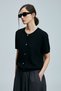 Lugano Women's Rayon Cardigan Black - 5