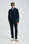 Sterno Smart Men's Chino Pants Slim Fit Navy Blue - 3