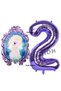 Frozen Balloon 2 Year Old Birthday Set Frozen Elsa Concept Balloon and Purple Number Balloon Birthday Set - 2
