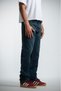 Light Navy Baggy Fit Men's Jeans - 2