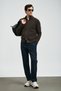 Amber Smart Men's Chino Pants Slim Fit Navy Blue - 4