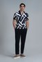 Cara Smart Men's Polo T-shirt Navy Blue - 2