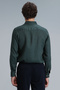 Pitaya Men's Linen Shirt Comfort Fit Green - 6
