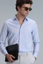 Madrid Men's Basic Shirt Comfort Fit Dark Blue - 5