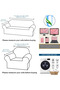 Velvet Sofa Bed Cover Set (3+3+1+1) - 2