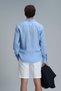 Pitaya Men's Linen Shirt Comfort Fit Blue - 6