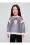 I Striped Girls' Thick Sweatshirt from Freezen Store