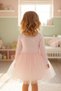 Light Pink Girl Ballerina Party Dress - 3