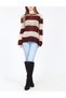 Bluza, Crem/visiniu - 4