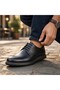 Men's Lace-Up Poly-Sole Matte Leather Classic Shoes Suitable for Bridal Suits and Suit Bottoms - 5