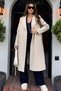 Women's Lined Belted Cashmere Coat