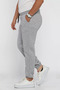 Three-Thread Jogger Sweatpants with Elastic Waist and Cuffs - 2