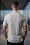 Men's Apaş Collar Short Sleeve Striped Shirt - 2