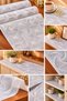 Lace Patterned Non-Slip Base Non-Perforated Pvc Oilcloth Coffee Table and Shelf Cover – Inside Cabinet, Drawer, and Kitchen Shelf Protective Cover - 2