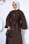 Quilted Jacket Scuba Skirt Hijab Double Set - 3