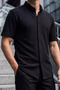 Men's Patterned Short Sleeve Shirt