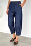 Women's elasticated wide-leg jeans - 2
