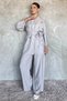 Stoned Kimono Pants Double Set - 2