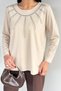 Stoned Mother Combed Cotton Blouse