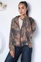 Perry women's lined hooded ethnic patterned seasonal jacket