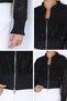 Women's Front Zipper Lace Crop Top Jacket - 4