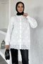 Gülseli Floral Patterned Hijab Tunic