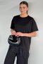 Women's Asymmetrical Cut Lace Detailed Blouse Elastic Waist Trousers Two-Piece Set - 3