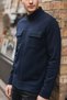 Men's Double Face Zippered Double Pocket Jacket