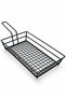 Luxury Thermoplastic Coated Metal Presentation Basket Cafe Burger French Fries Serving Tray Plate - 7