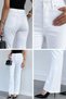 Women's Lycra High Waist Spanish Flare Gabardine Trousers - 2