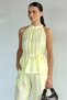 Women's Halter Neck Blouse and Pants Two-Piece Set - 3