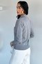 Gülseli Scarf Detailed Polo Collar Knit Sweater - 4