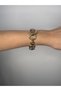 Oval-Link Women's Wristwatch - Gold-Tone - Pink Dial - 3