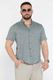 Men's Short Sleeve Linen Shirt